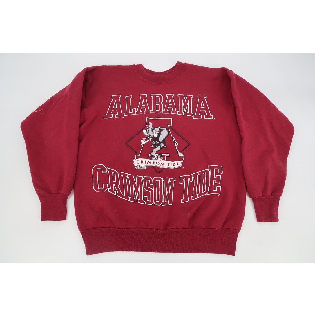 Vintage Alabama Crimson Tide Sweatshirt Mens Medium Ncaa Football 90s